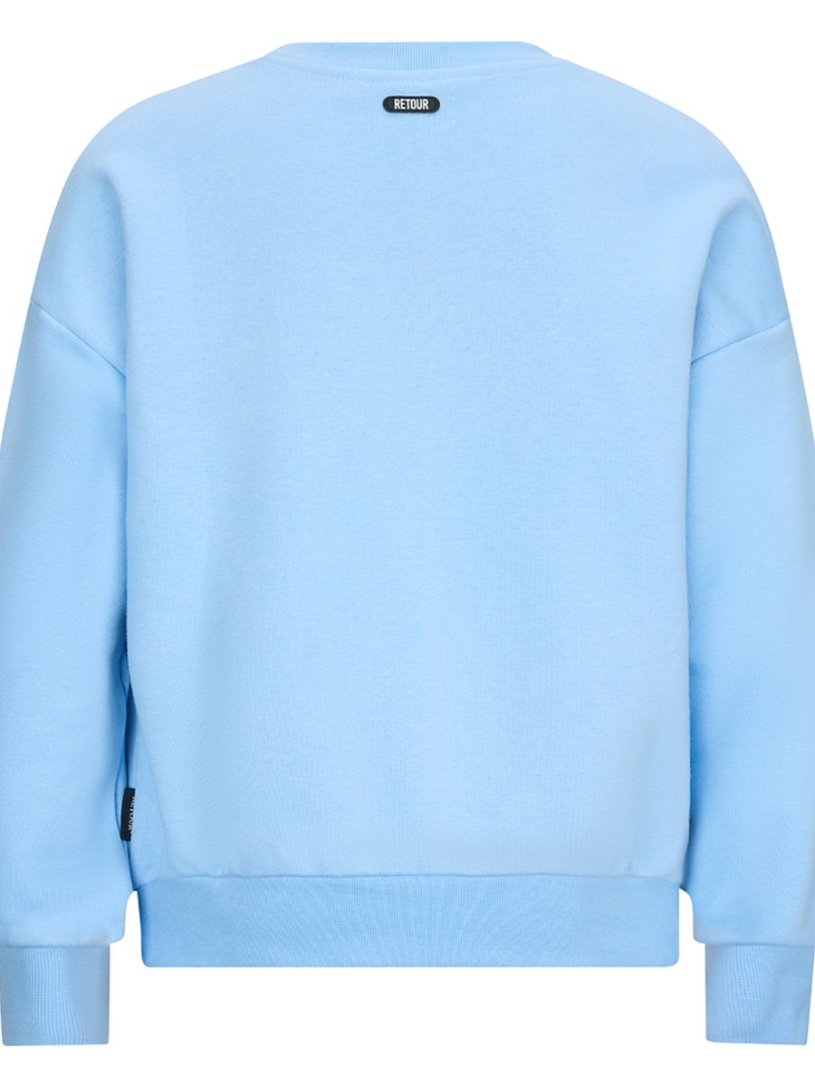 Sweater van het merk Retour in het Blauw