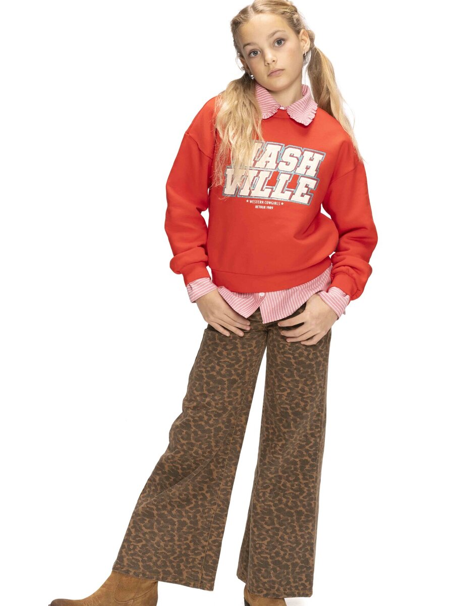 Sweater van het merk Retour in het Rood