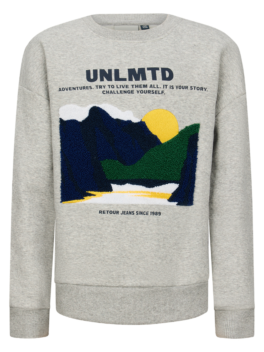 Sweater van het merk Retour in het Grijs