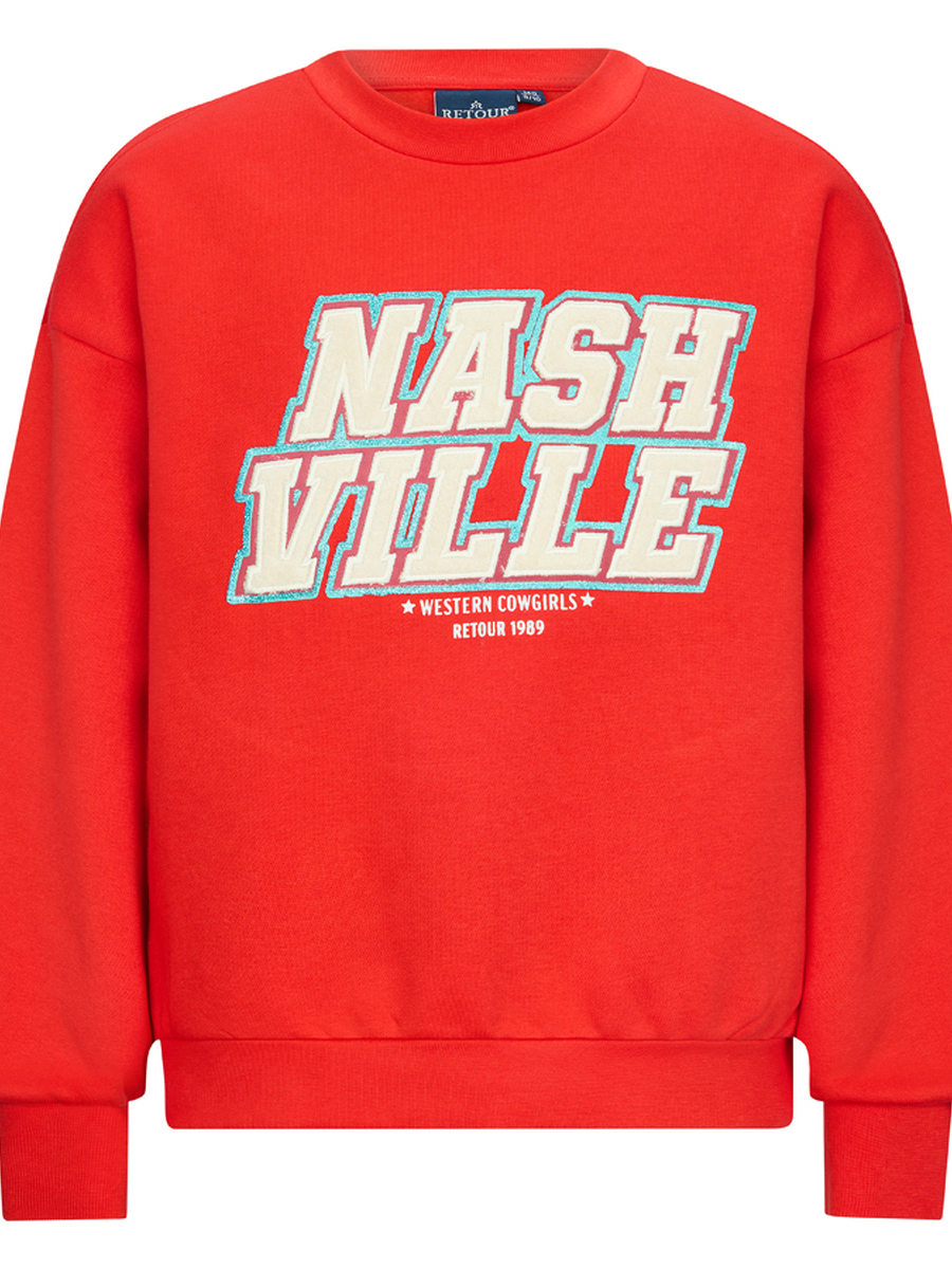 Sweater van het merk Retour in het Rood
