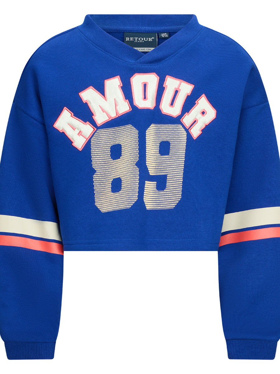Sweater van het merk Retour in het Blauw