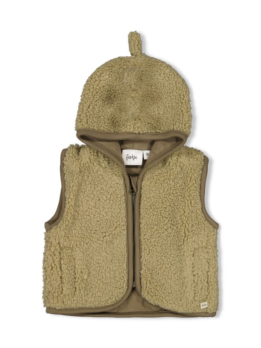 Bodywarmer van het merk Feetje in het Groen