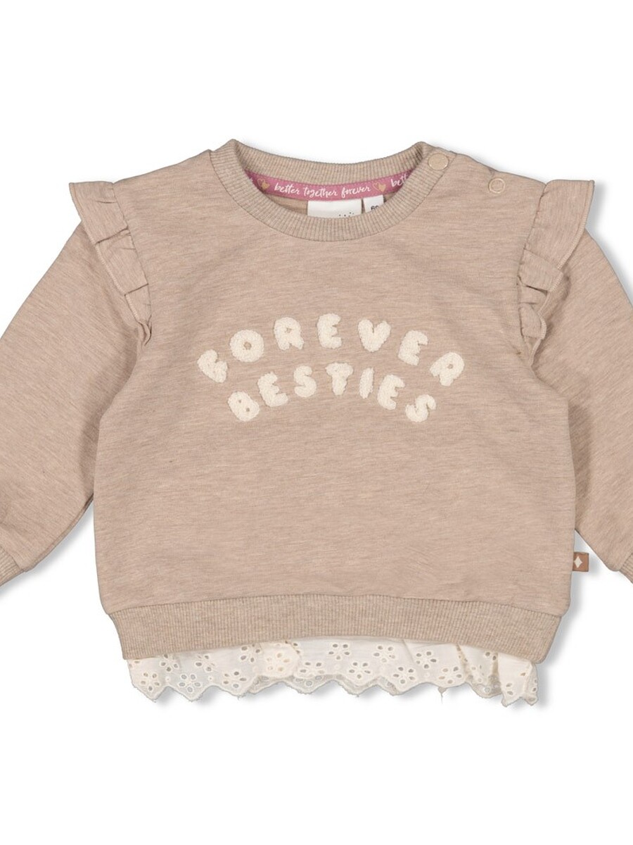 Sweater van het merk Feetje in het Beige