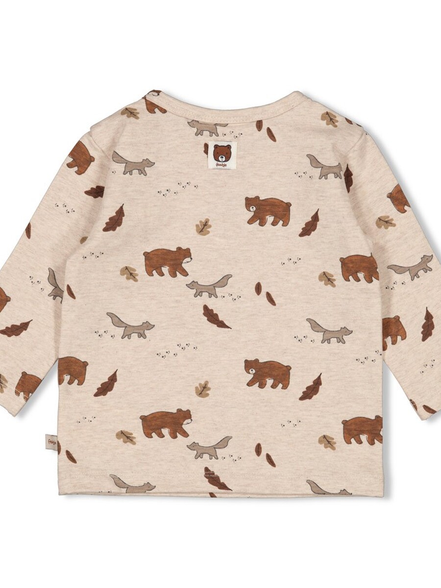 T-shirt van het merk Feetje in het Beige
