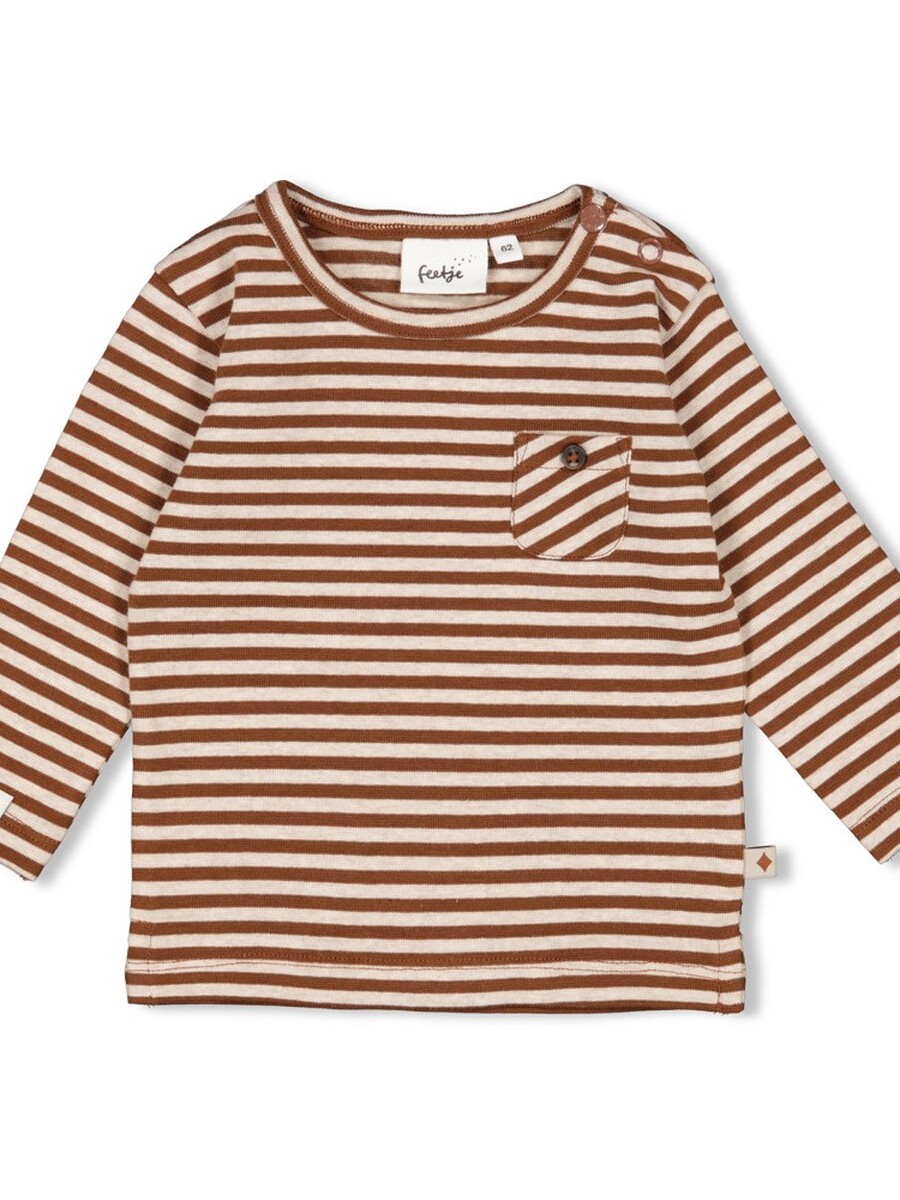 T-shirt van het merk Feetje in het Bruin
