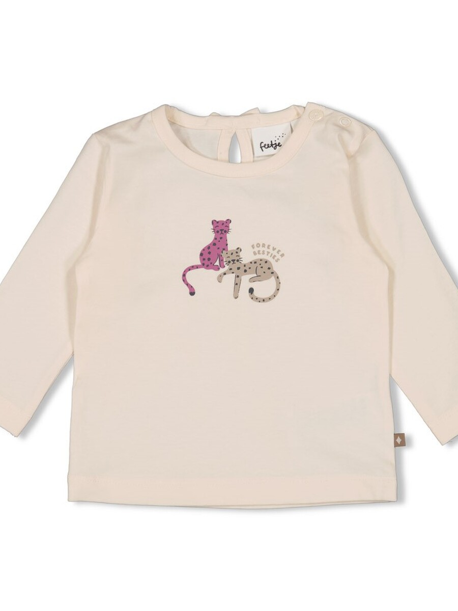 T-shirt van het merk Feetje in het Ecru