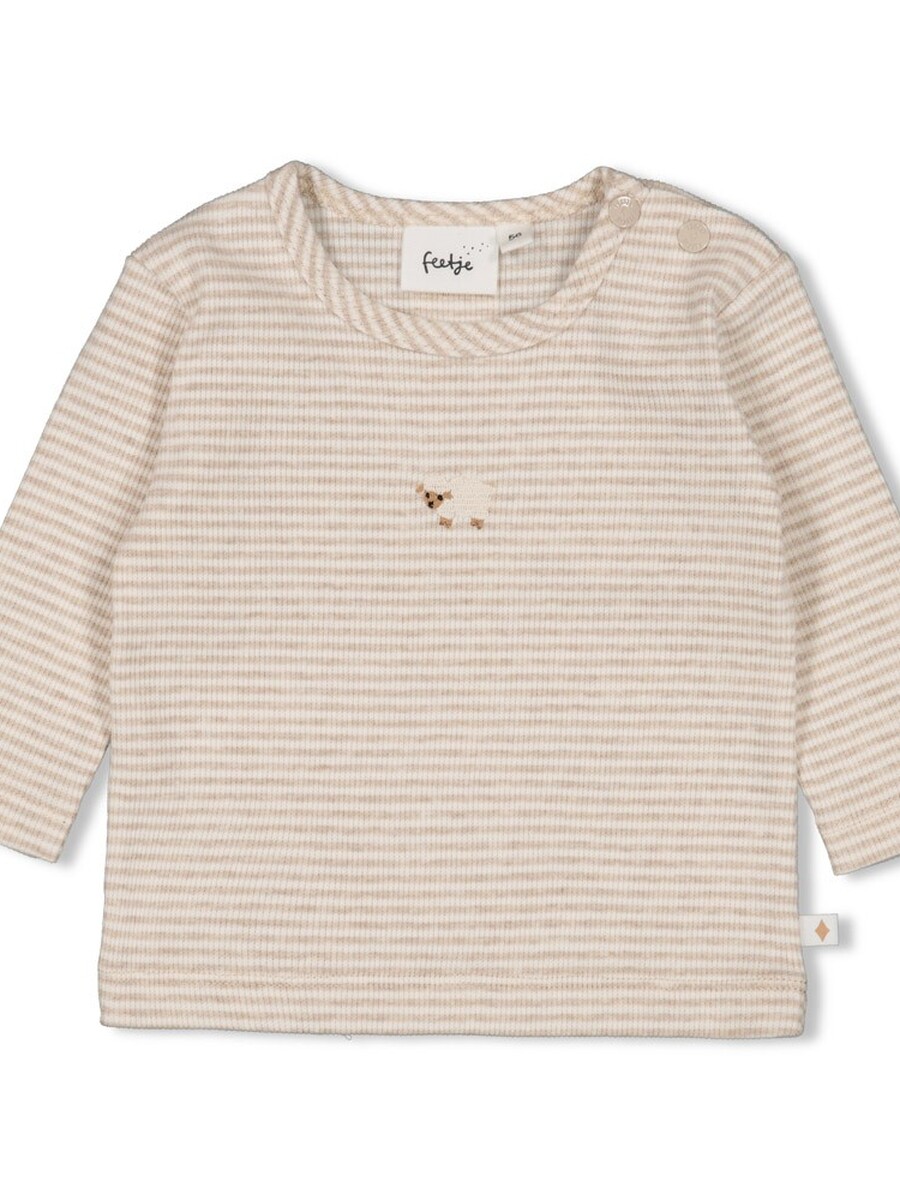 T-shirt van het merk Feetje in het Beige