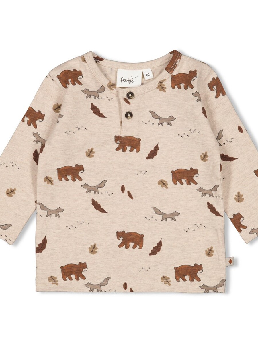 T-shirt van het merk Feetje in het Beige