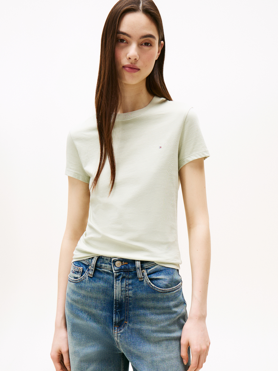 T-shirt van het merk Tommy Jeans in het Groen