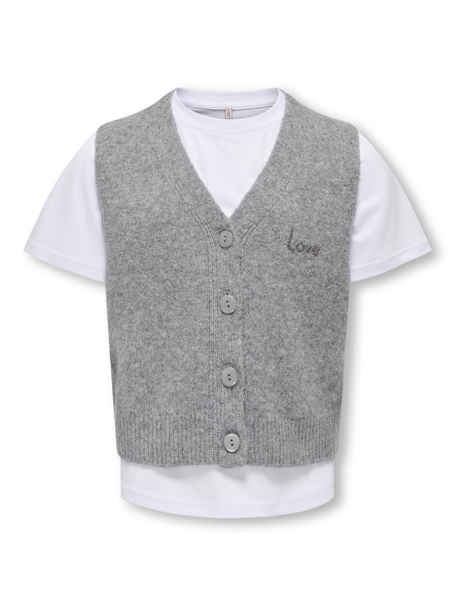 T-shirt van het merk Kids Only in het Grijs