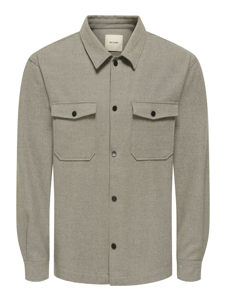 Hemd van het merk Only & Sons in het Beige Hemd van het merk Only & Sons in het Beige