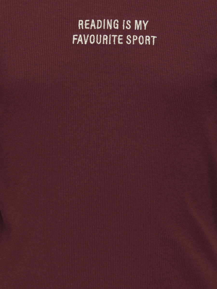 T-shirt van het merk Kids Only in het Bordeaux