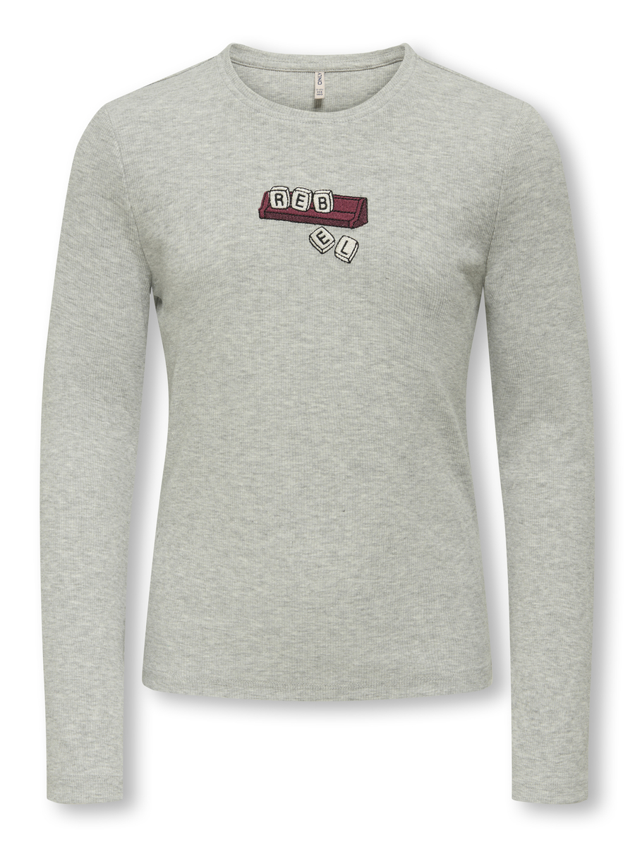 T-shirt van het merk Kids Only in het Grijs