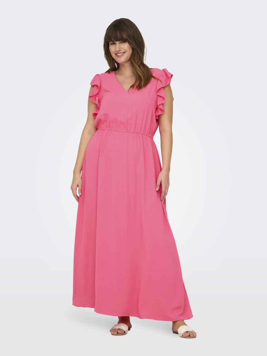 Kleed van het merk Only Carmakoma in het Roze