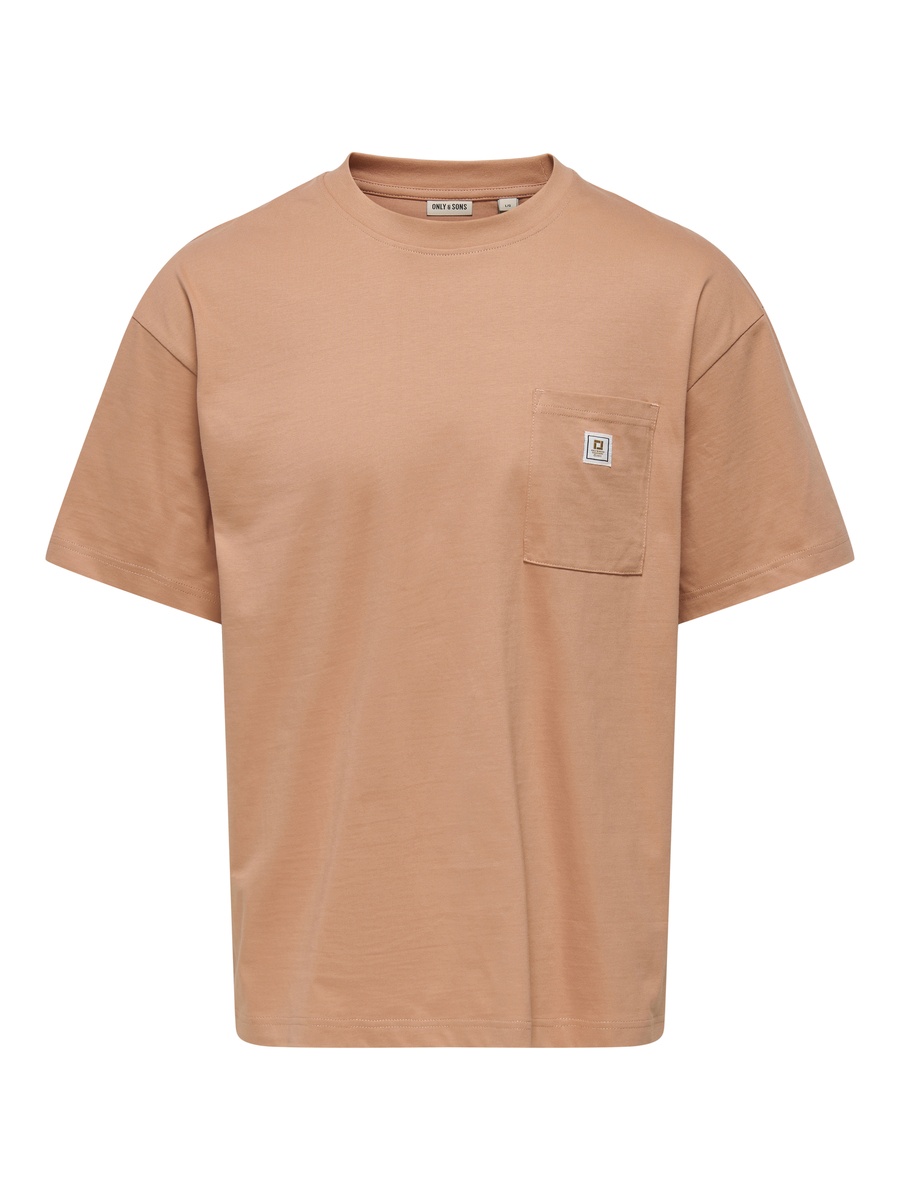 T-shirt van het merk Only & Sons in het Oranje