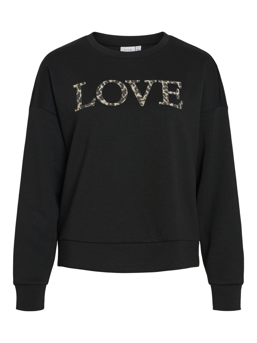 Sweater van het merk Vila in het Zwart