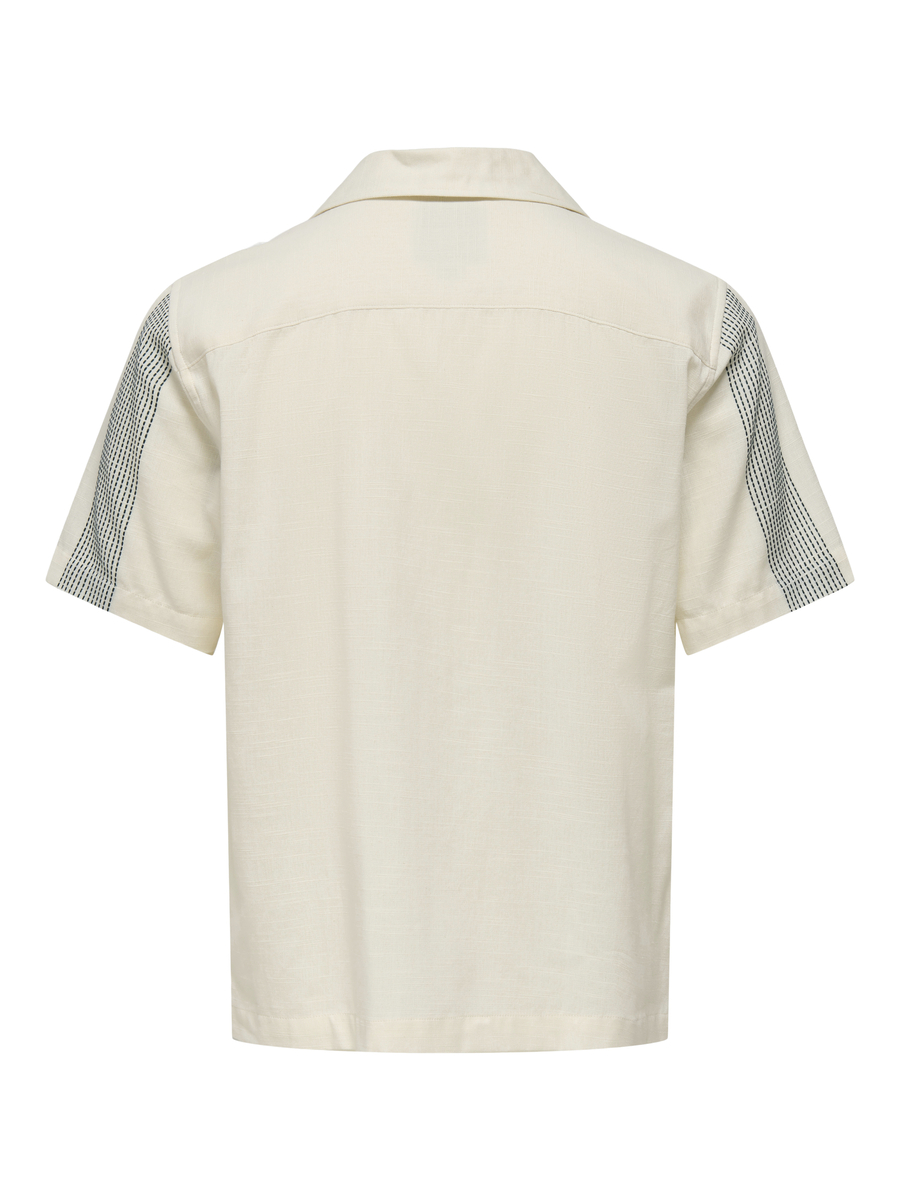 Hemd van het merk Only & Sons in het Ecru