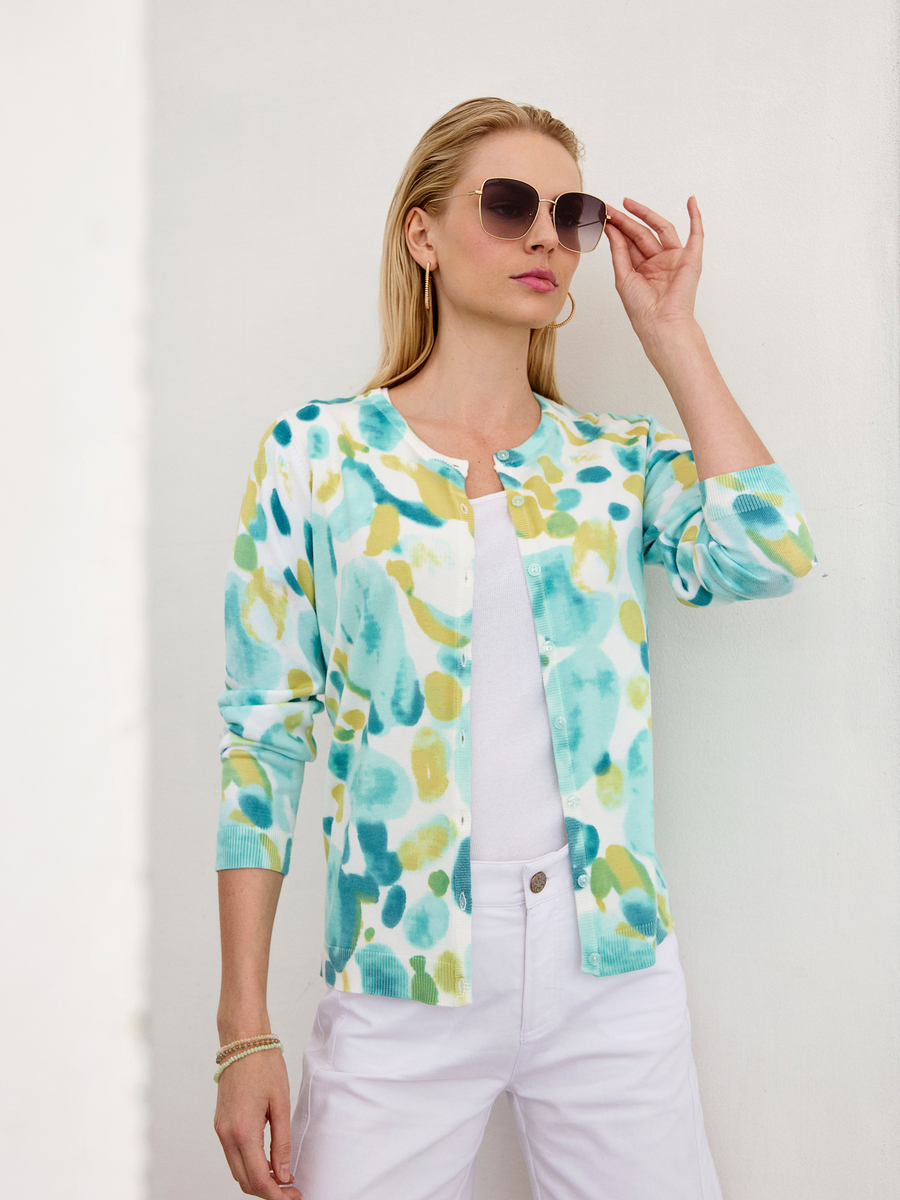 Cardigan van het merk Micha in het Blauw