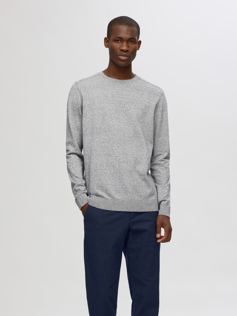 Pull van het merk Selected in het Grijs
