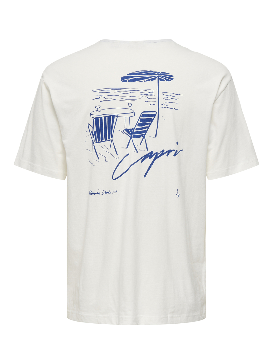 T-shirt van het merk Only & Sons in het Marine