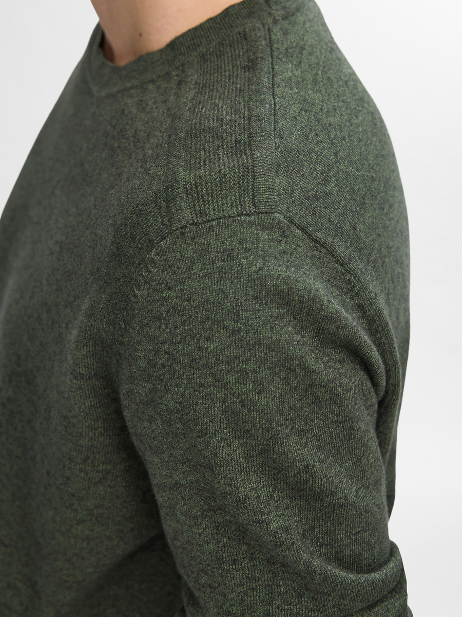 Pull van het merk Selected in het Kaki