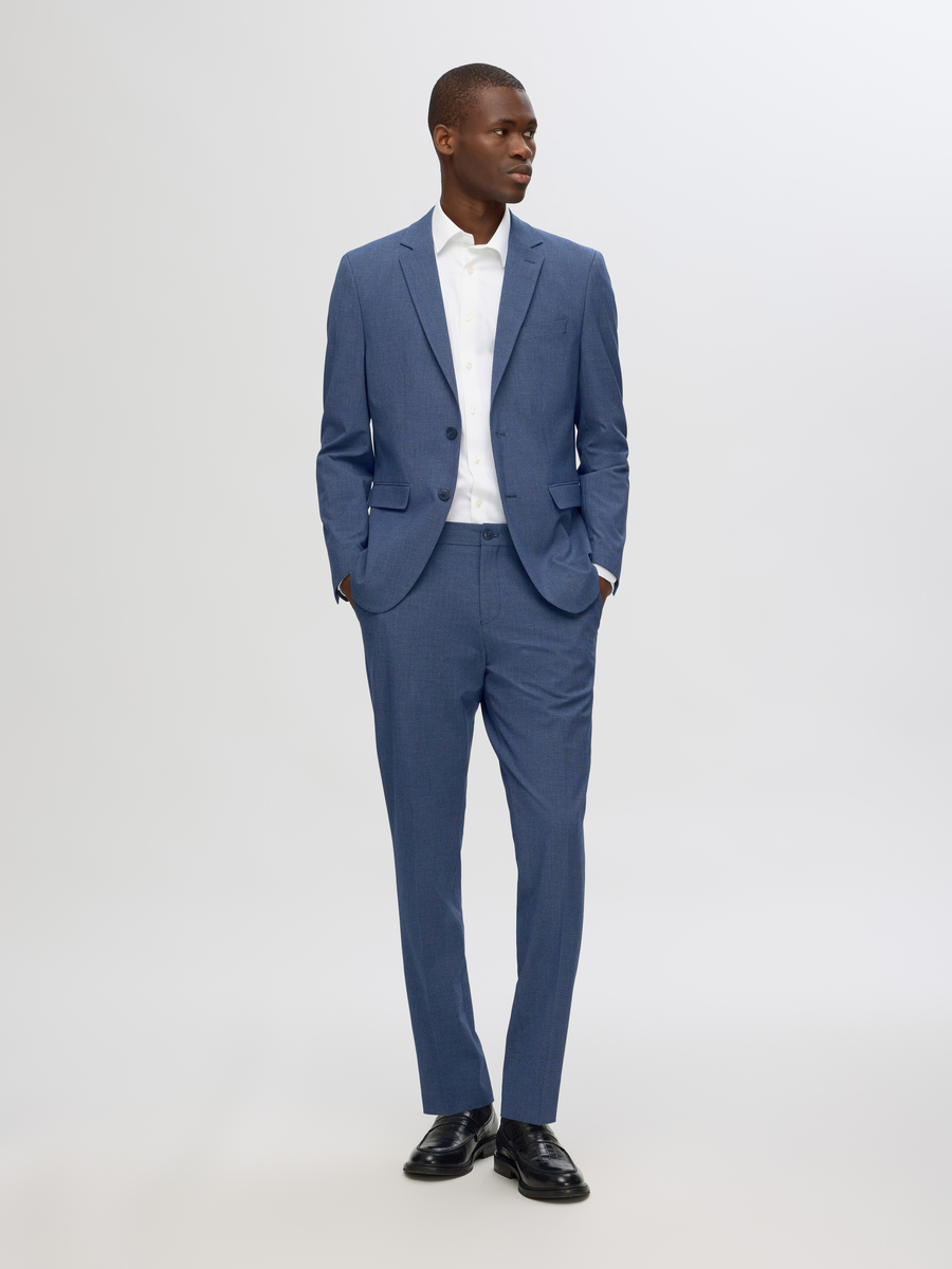 Broek van het merk Selected in het Marine
