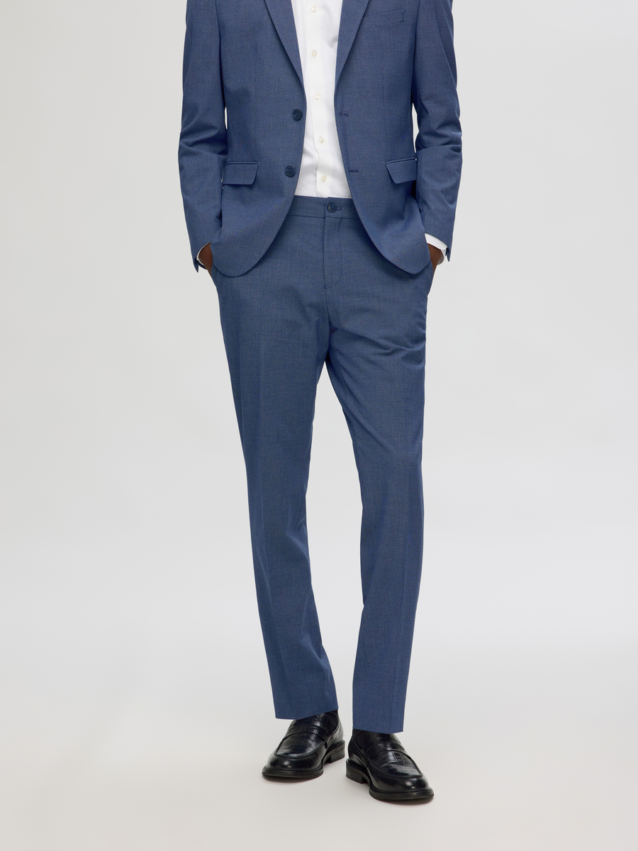 Broek van het merk Selected in het Marine