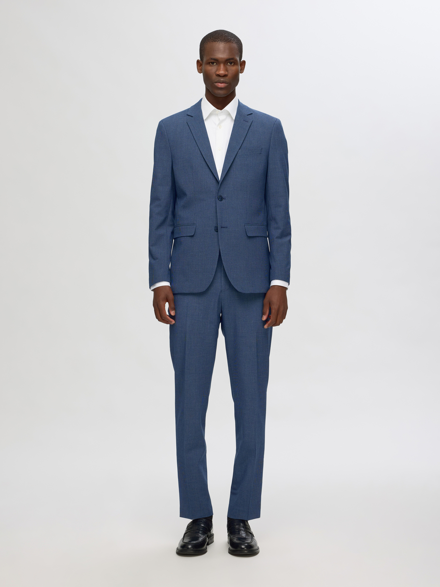 Blazer van het merk Selected in het Marine