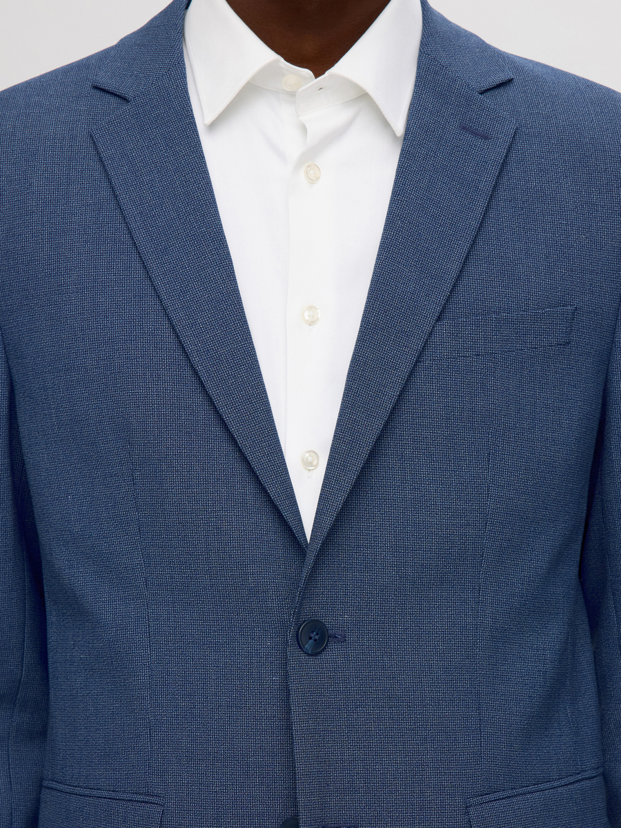 Blazer van het merk Selected in het Marine