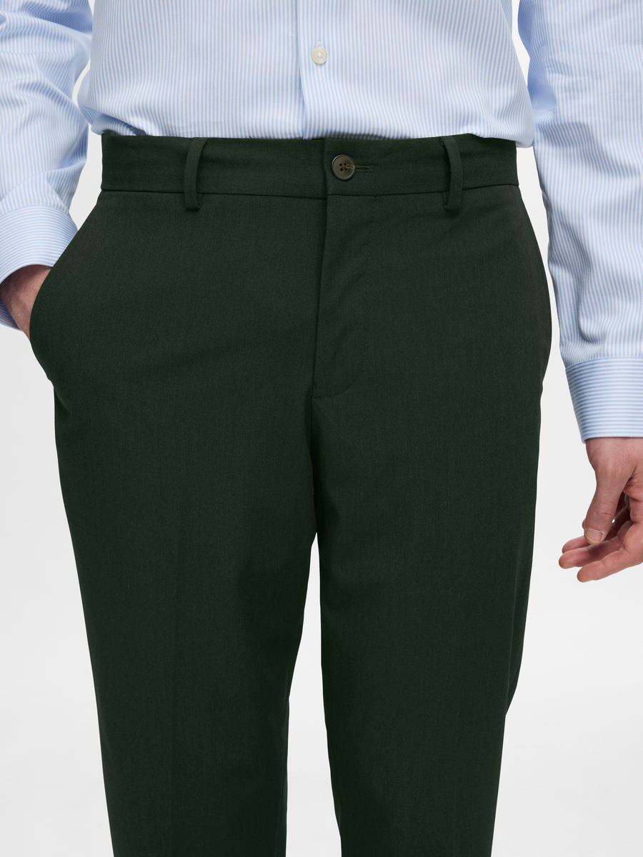 Broek van het merk Selected in het Kaki