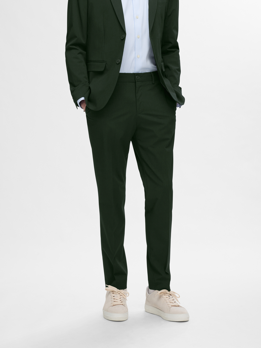 Broek van het merk Selected in het Kaki