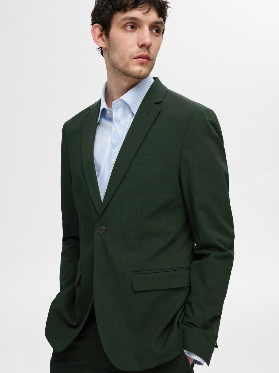 Blazer van het merk Selected in het Kaki