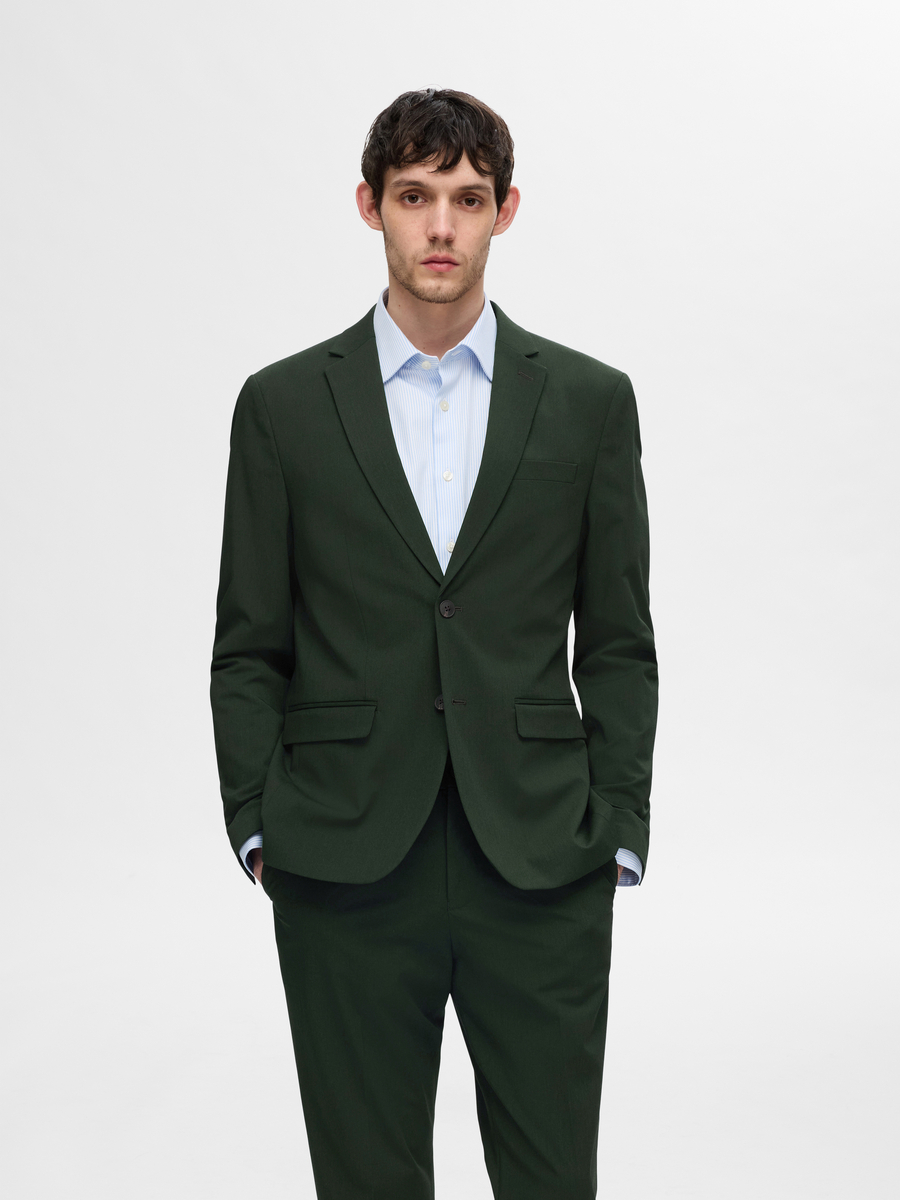 Blazer van het merk Selected in het Kaki