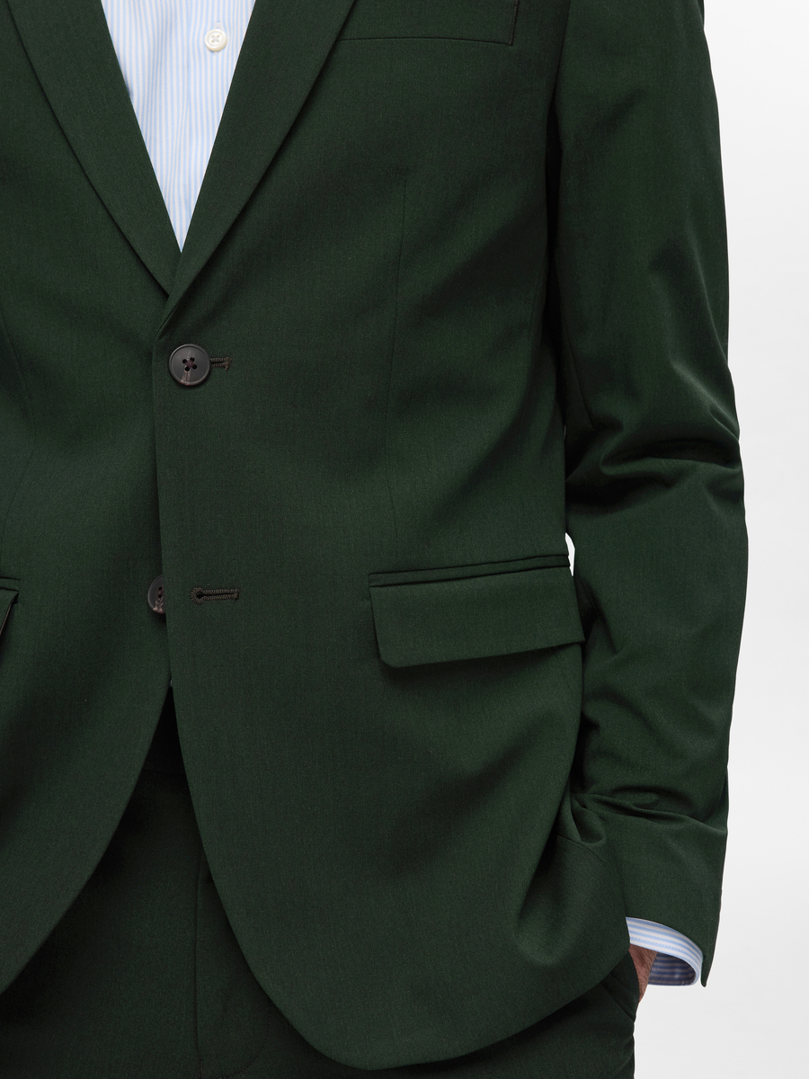 Blazer van het merk Selected in het Kaki