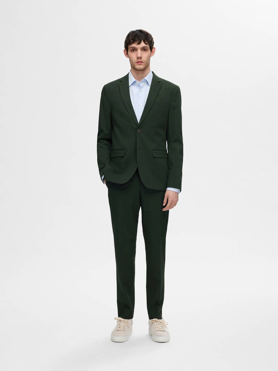 Blazer van het merk Selected in het Kaki