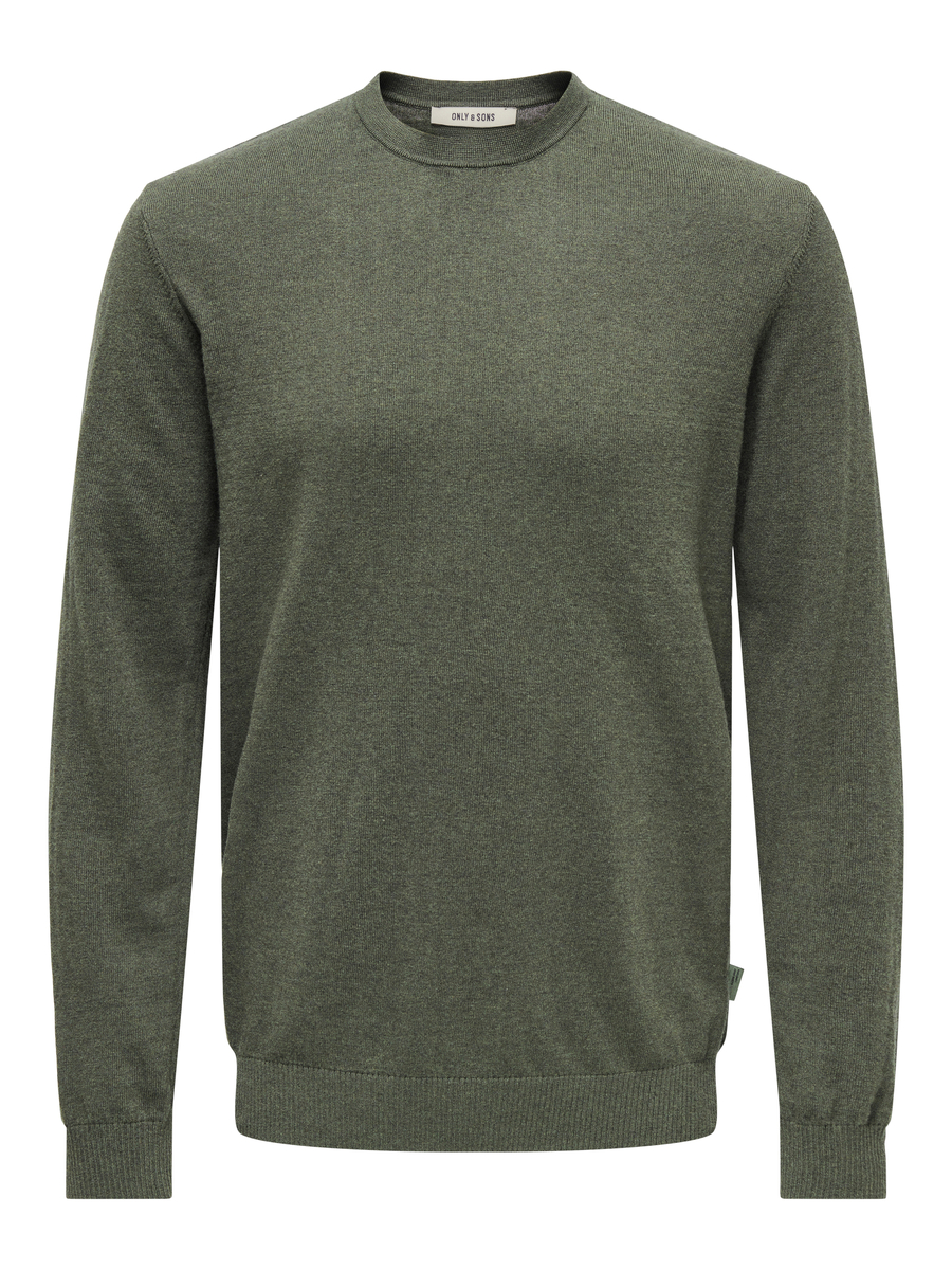 Pull van het merk Only & Sons in het Kaki