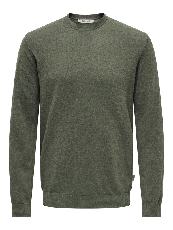 Pull van het merk Only & Sons in het Kaki