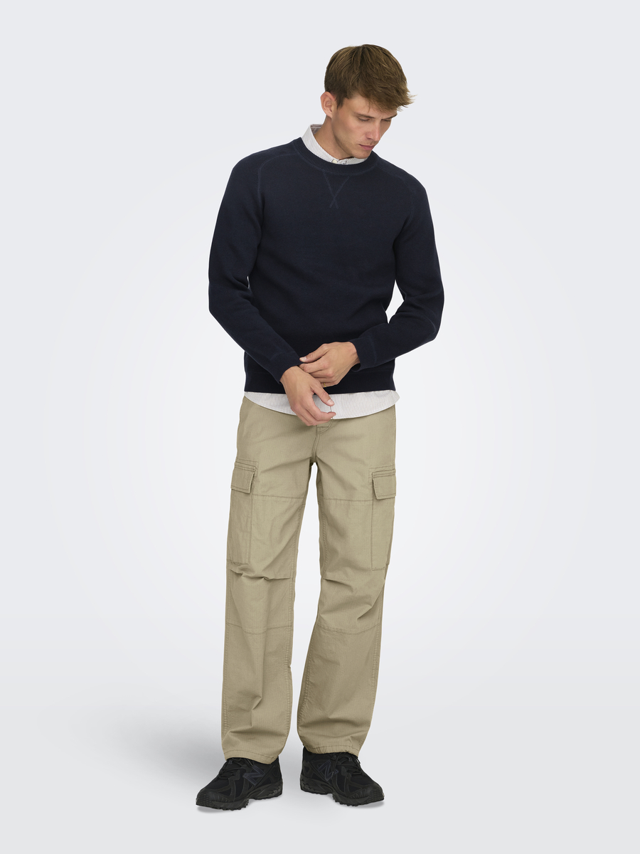 Pull van het merk Only & Sons in het Blauw