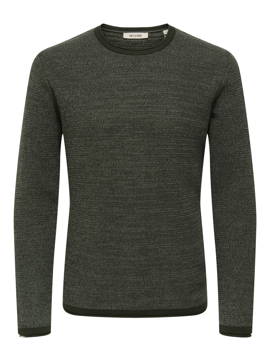 Pull van het merk Only & Sons in het Kaki