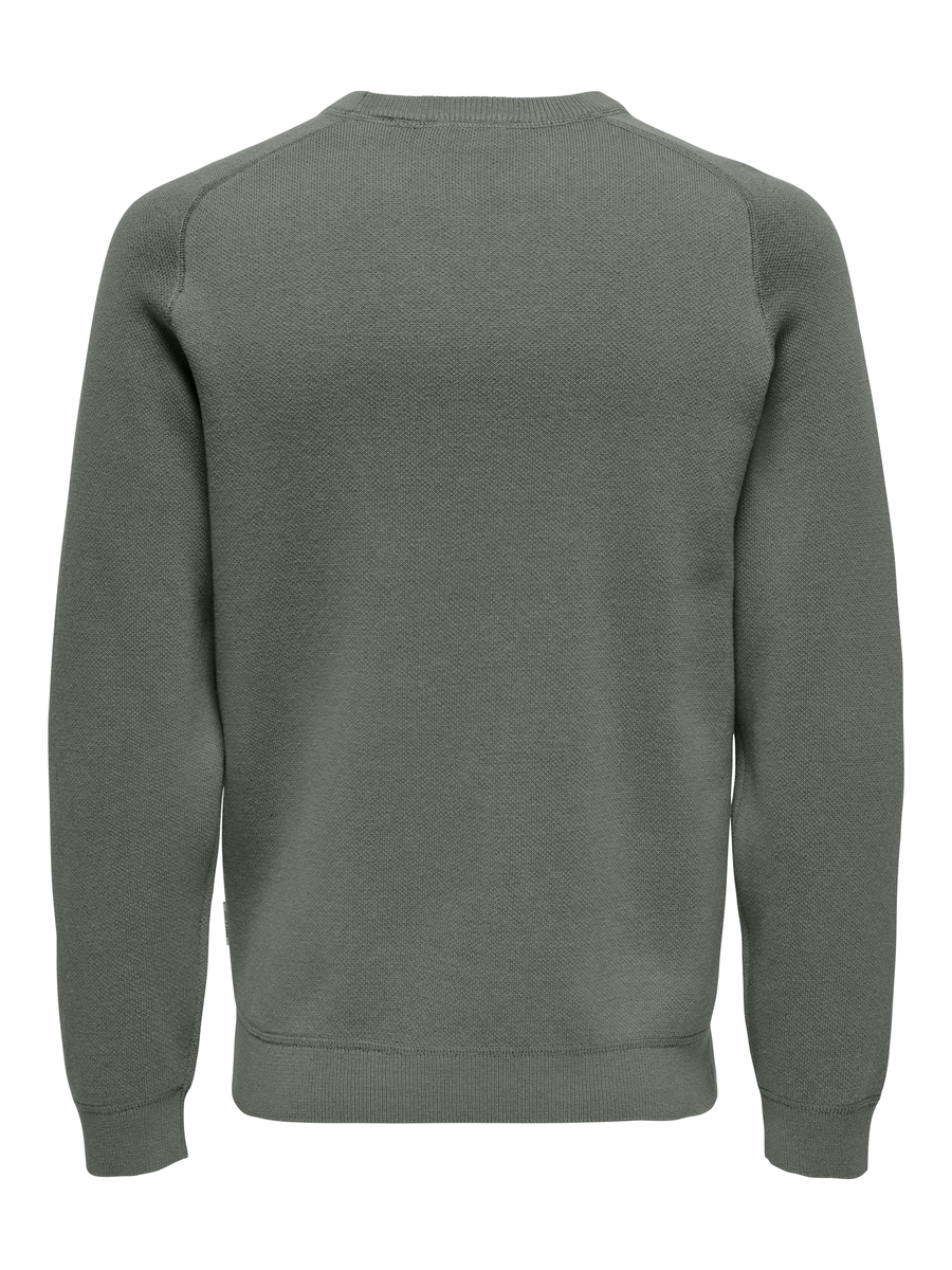 Pull van het merk Only & Sons in het Kaki