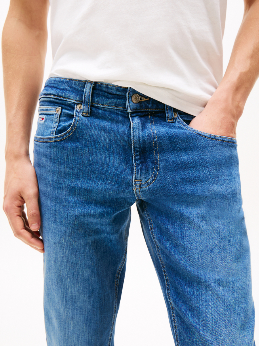 Broek van het merk Tommy Jeans in het Blauw