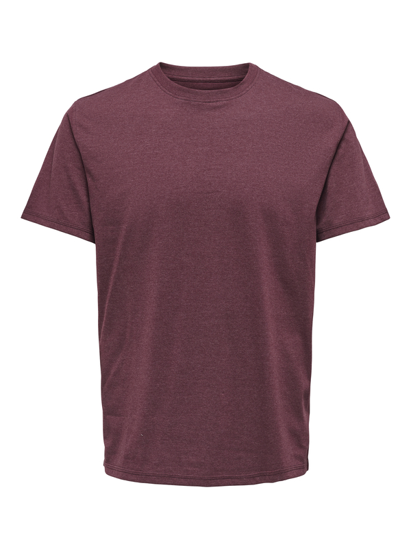 T-shirt van het merk Only & Sons in het Bordeaux