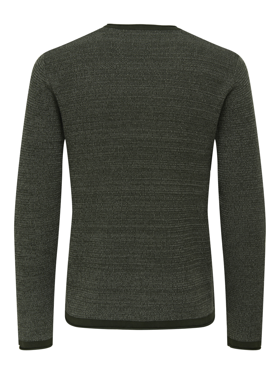 Pull van het merk Only & Sons in het Kaki
