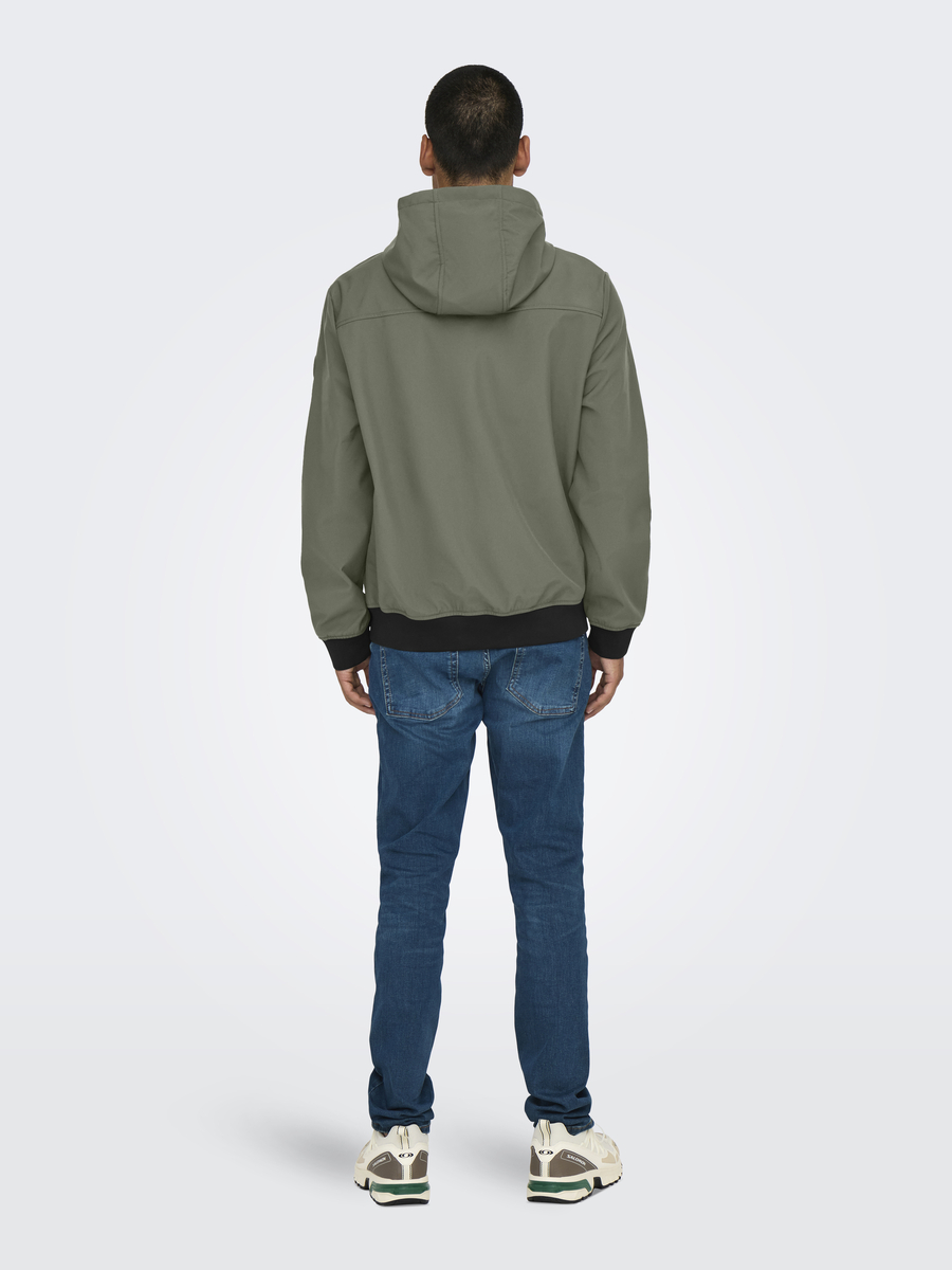 Vest van het merk Only & Sons in het Kaki