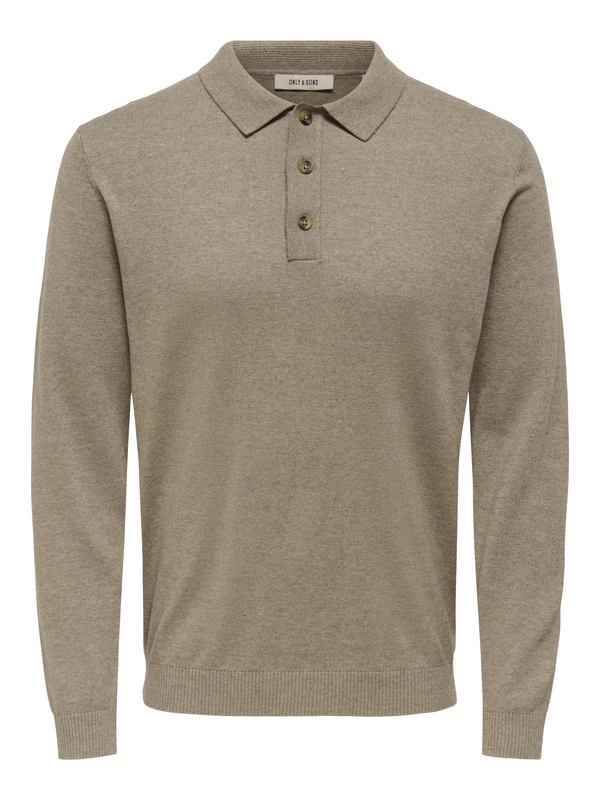 Polo van het merk Only & Sons in het Beige