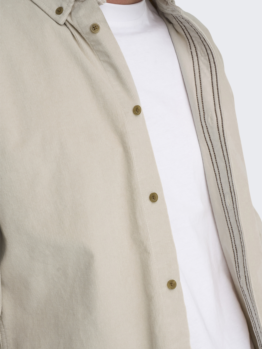 Hemd van het merk Only & Sons in het Beige