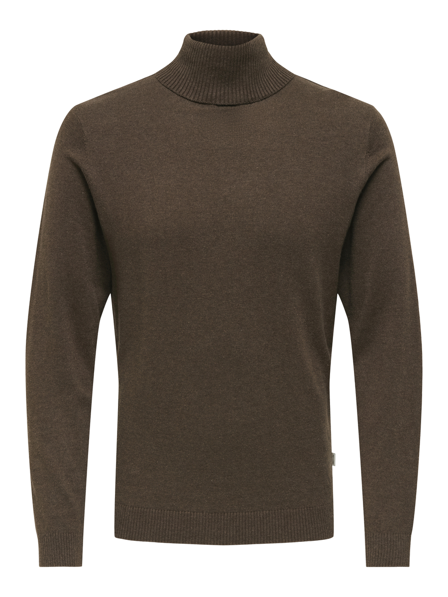 Pull van het merk Only & Sons in het Bruin