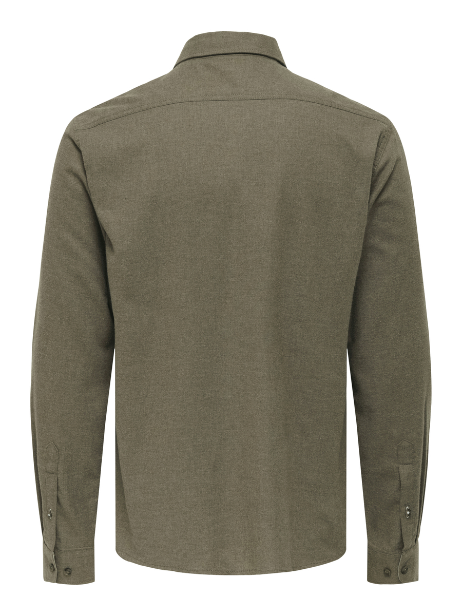 Hemd van het merk Only & Sons in het Bruin
