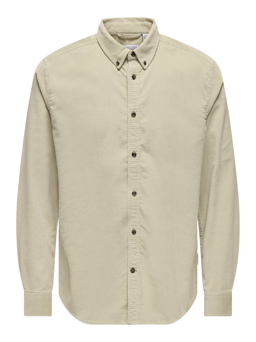 Hemd van het merk Only & Sons in het Beige