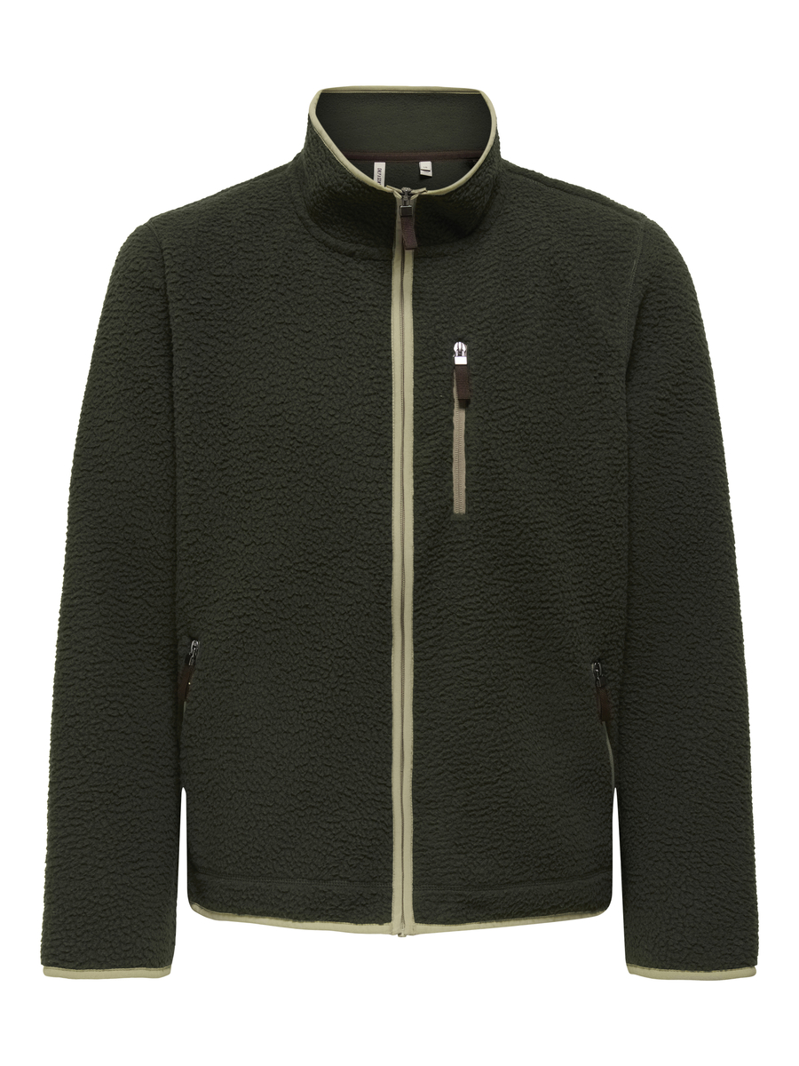 Jacket van het merk Only & Sons in het Kaki